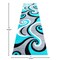 Flash Furniture Turquoise 3' x 10' Modern Plush Abstract Area Rug KP-RG952-310-TQ-GG - alternate 4